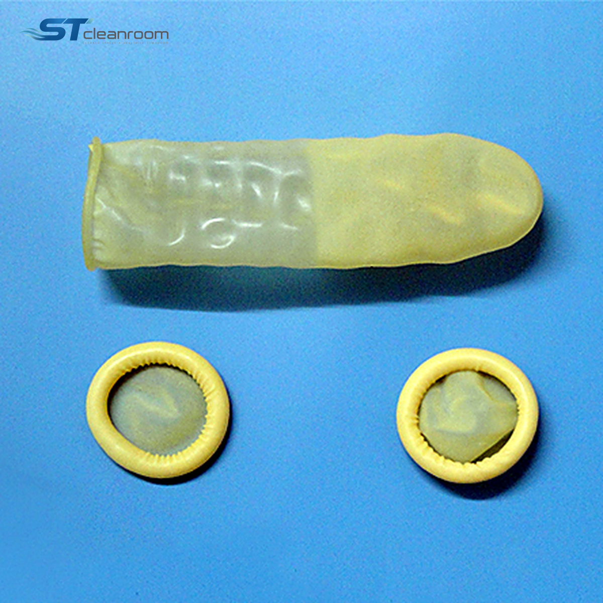 Beige Textured ESD Finger Cots — product view