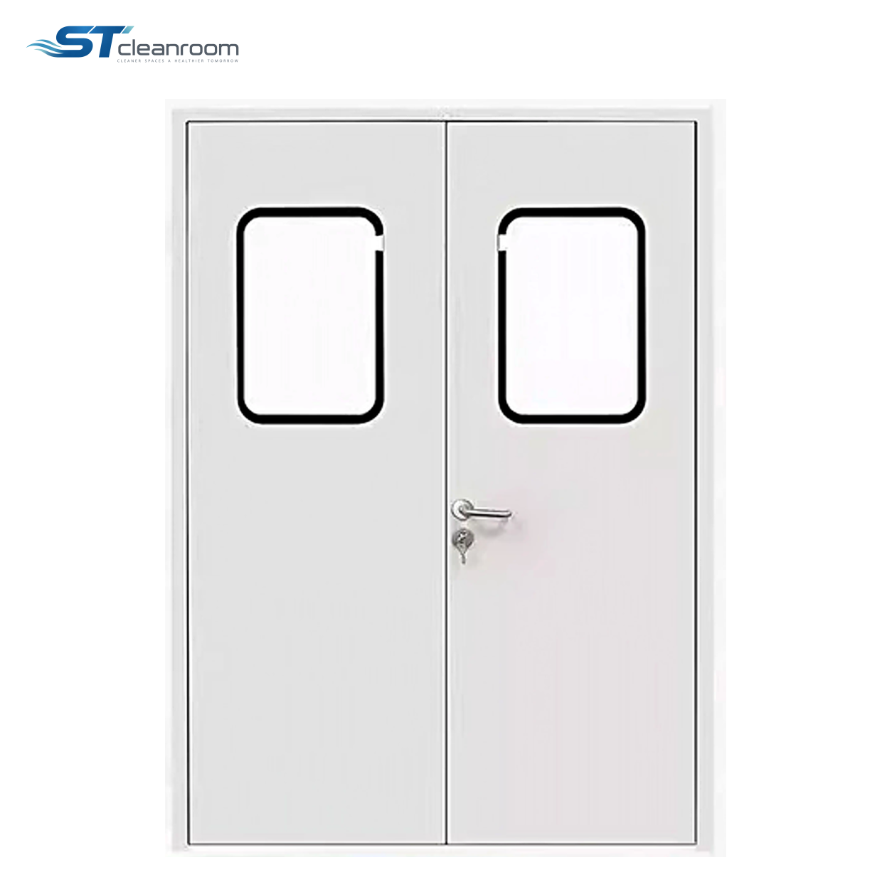 Double-Leaf Cleanroom Steel Door