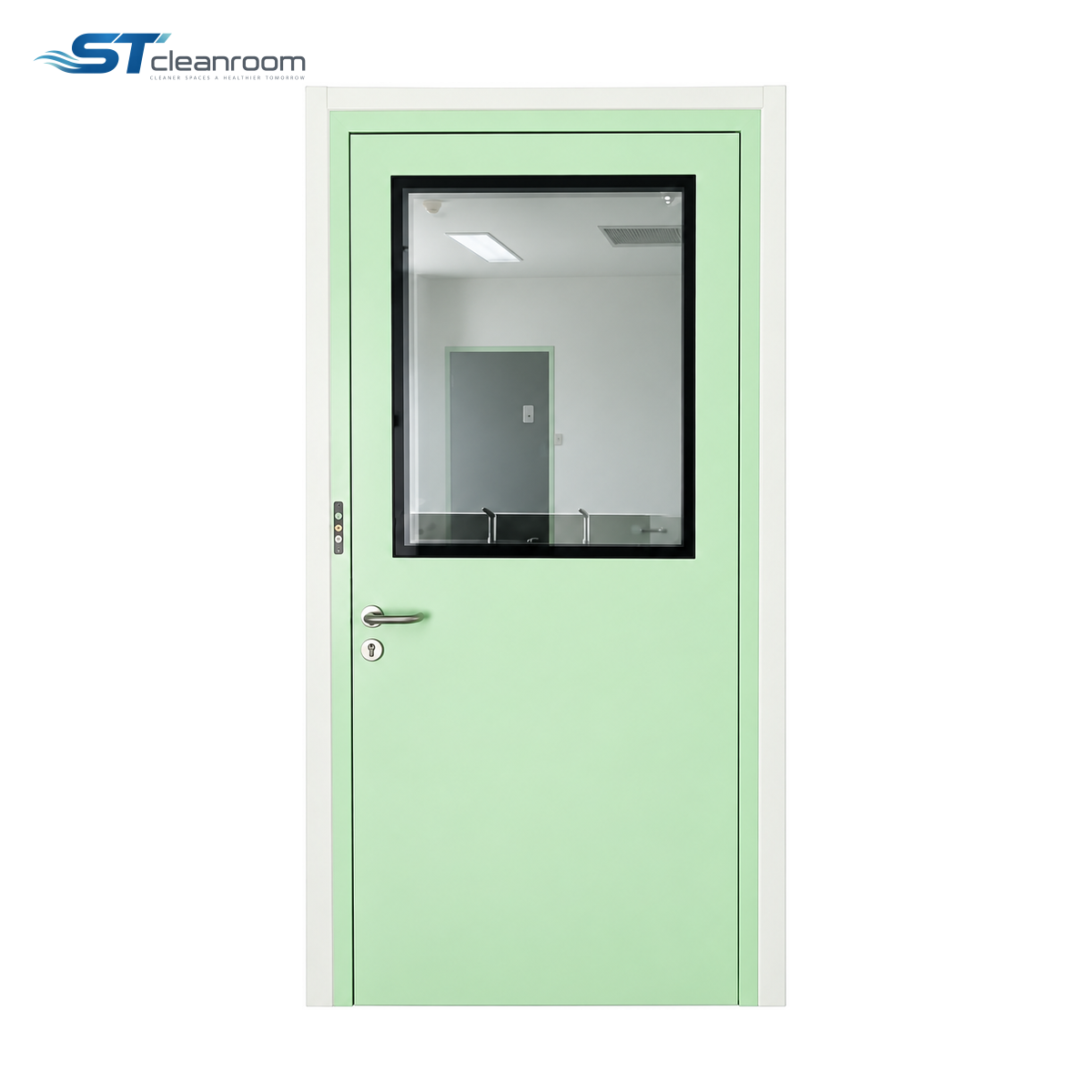Interlocked Cleanroom Door Pair — product view
