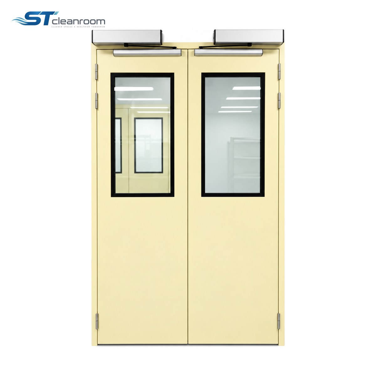 Powered Swing Cleanroom Door — product view