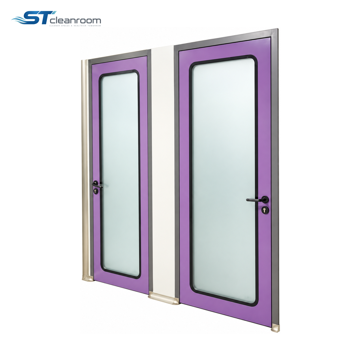 Switchable Privacy Glass Cleanroom Door — product view