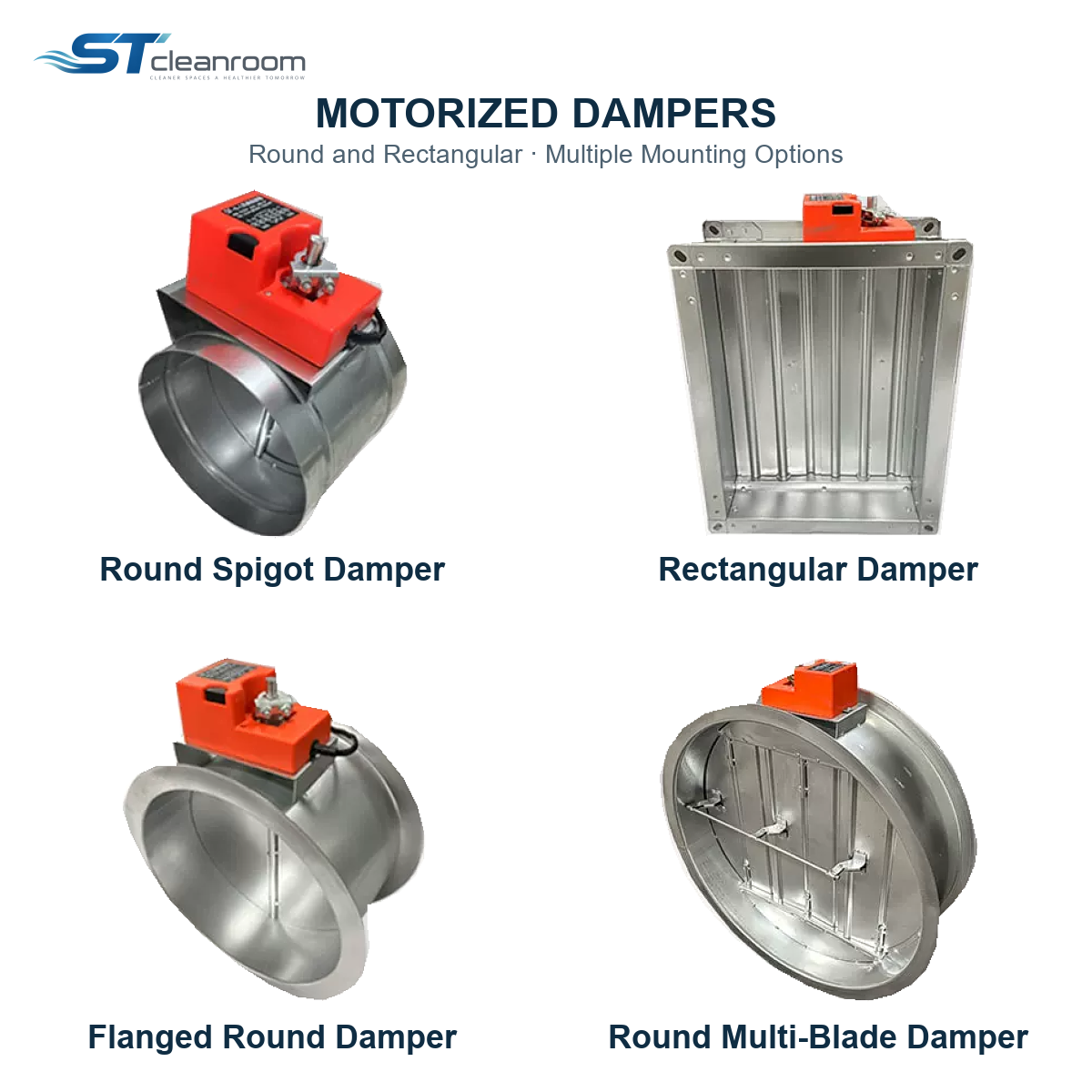 Motorized Air Damper — product view