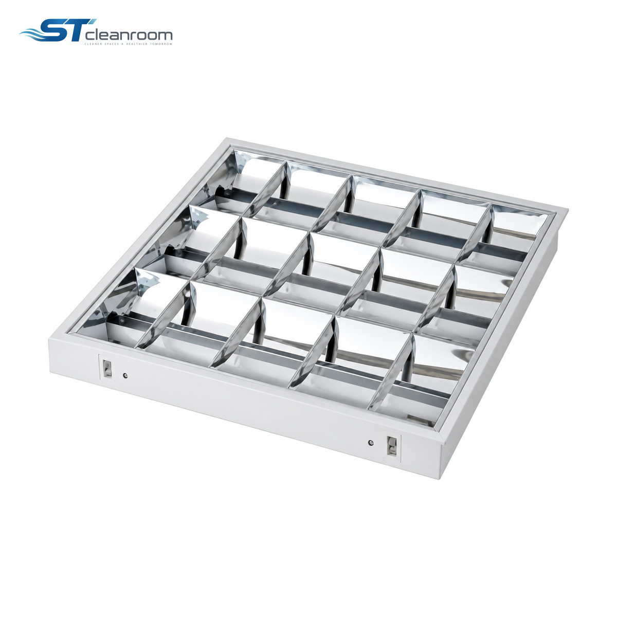 Recessed Three-Tube Cleanroom Light — product view