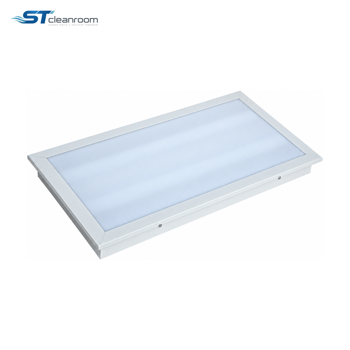 Recessed Two-Tube Cleanroom Light — product view