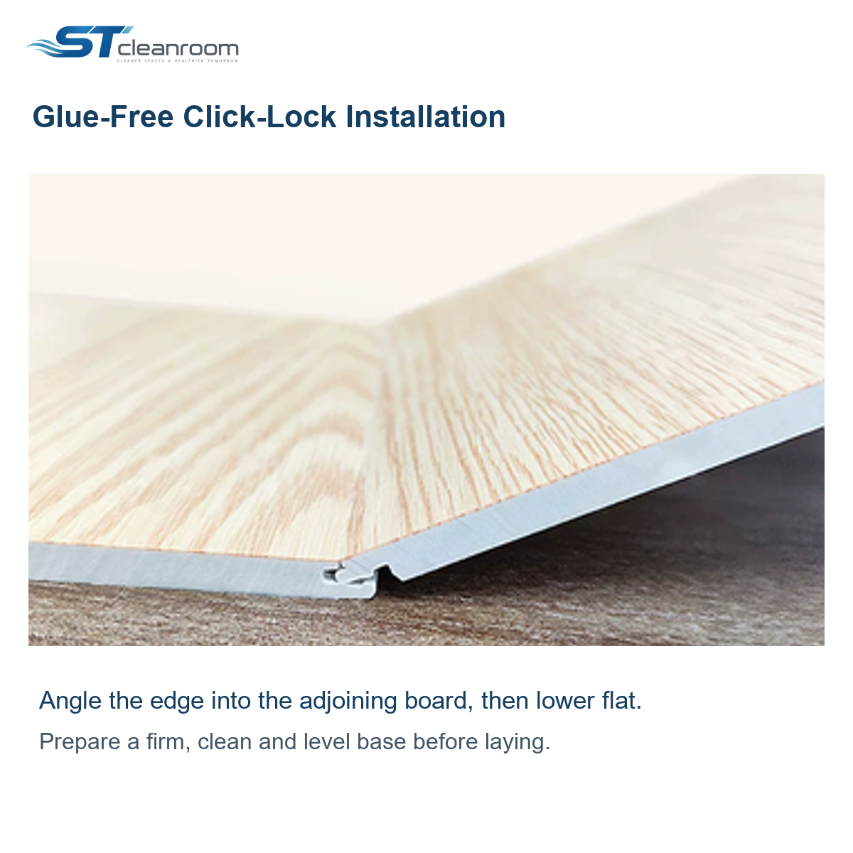 SPC Flooring — Glue-free click-lock installation