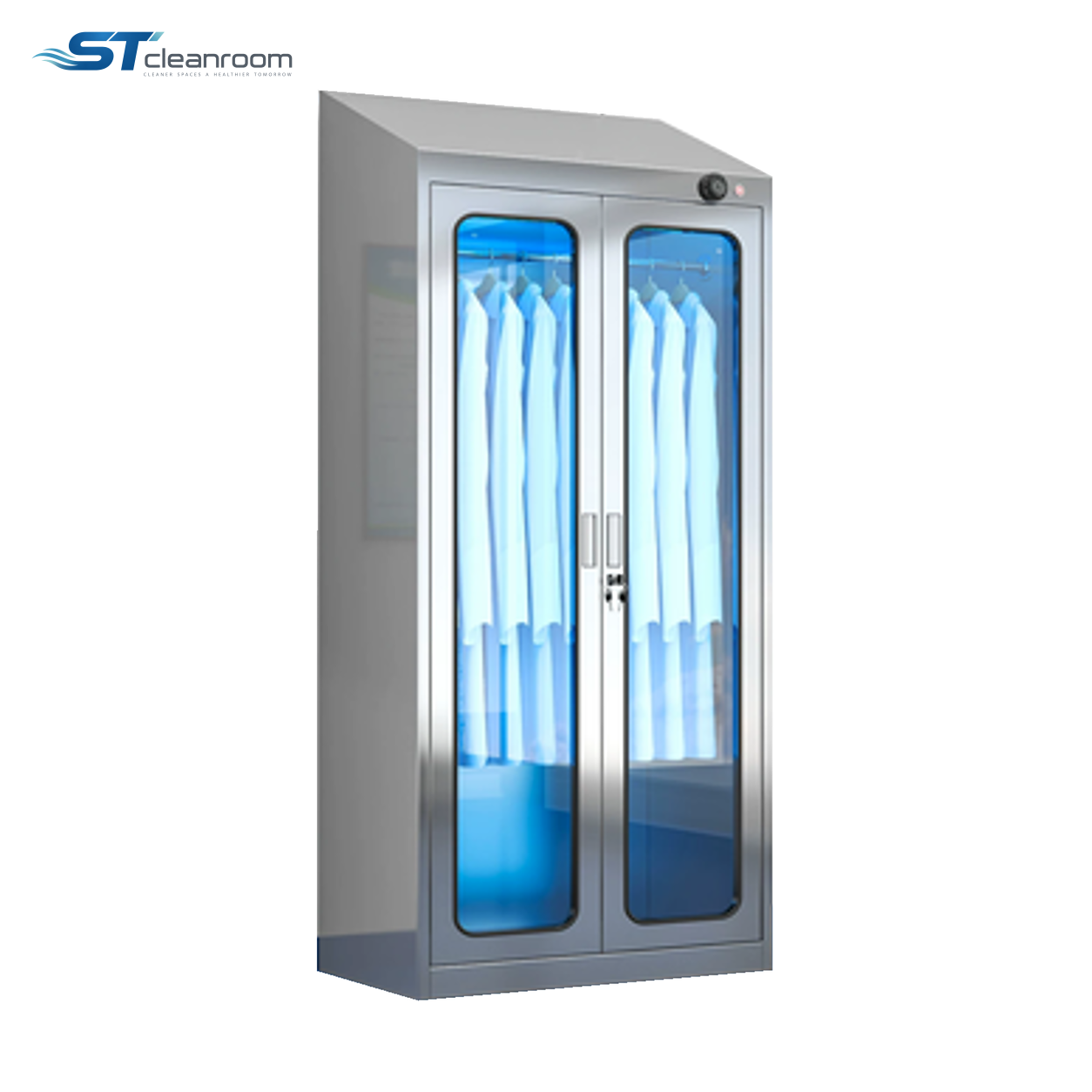 Sloped-Top Locker (Double Doors) — product view