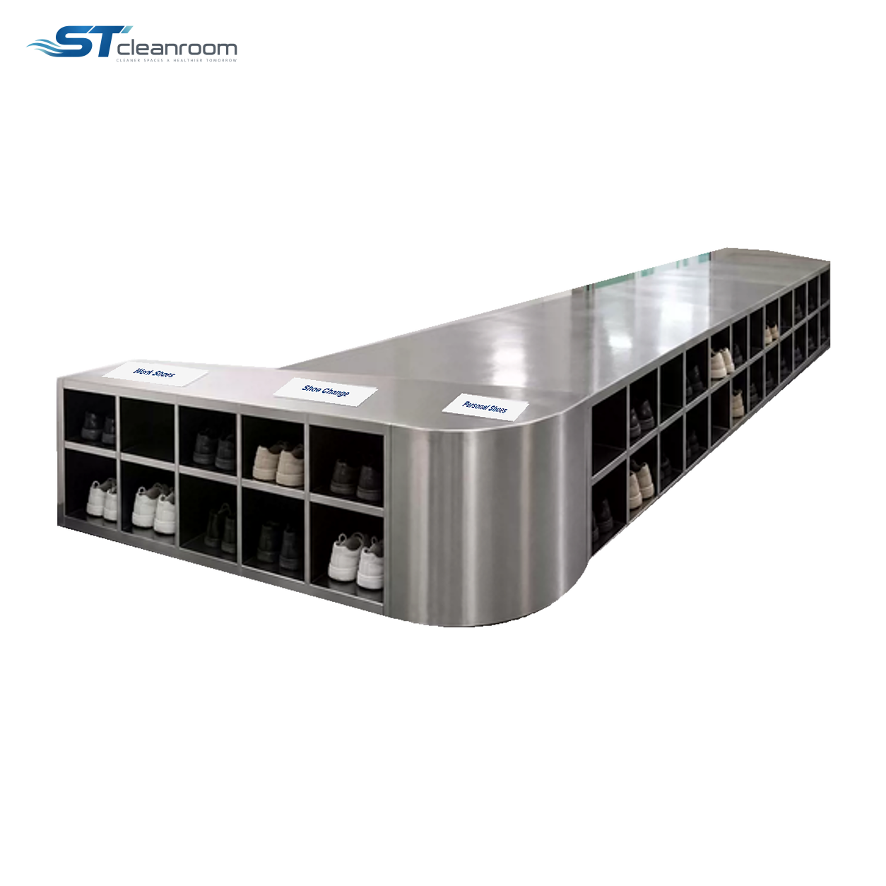 Stainless Steel Shoe Cabinet — product view
