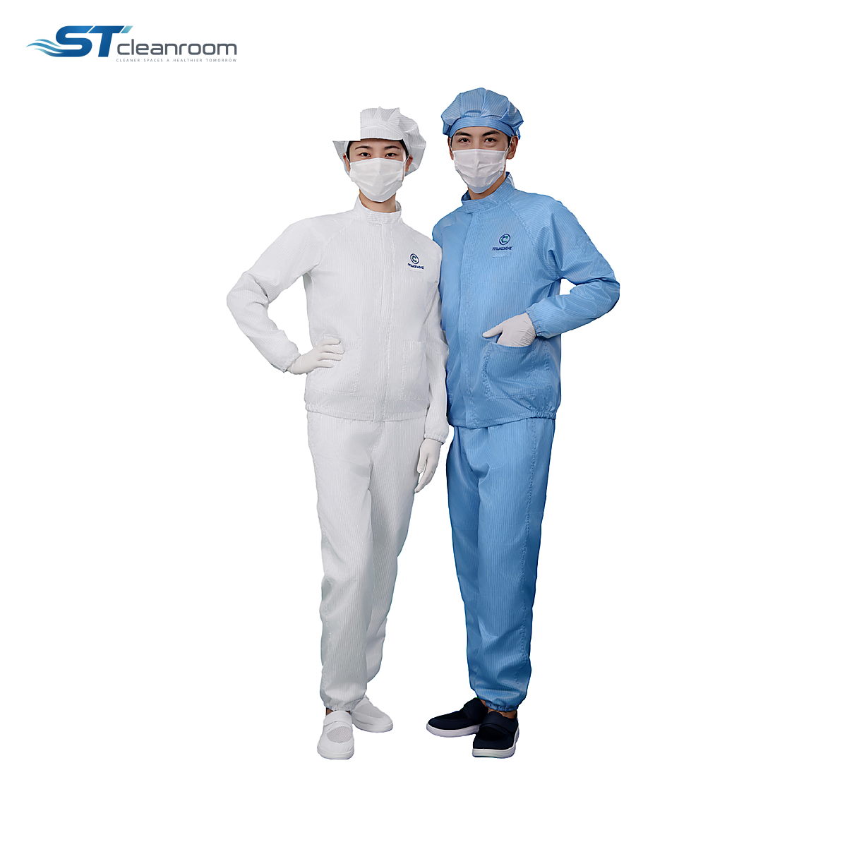Antistatic Stand-Collar Two-Piece Suit — product view