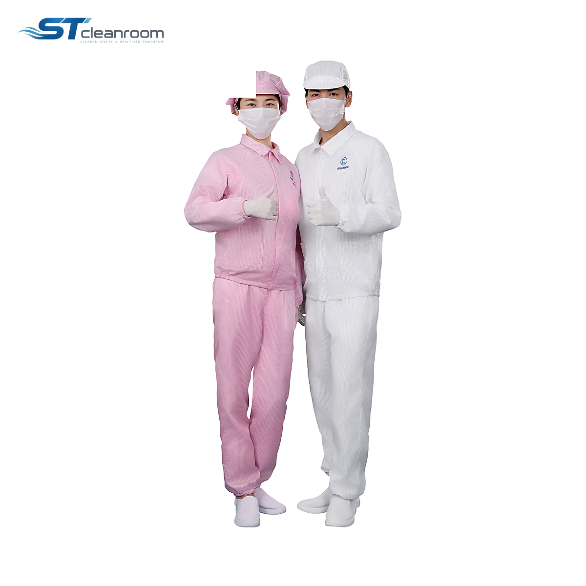 Antistatic Turn-Down-Collar Two-Piece Suit — product view