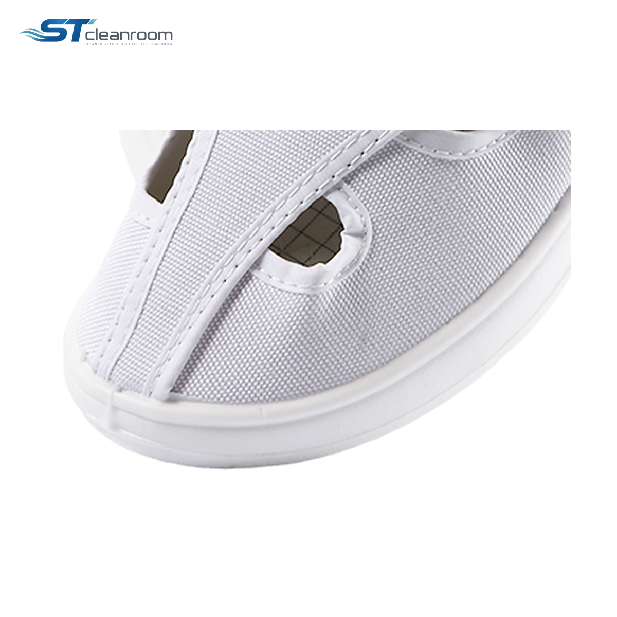 Four-Hole Canvas or Leather Cleanroom Shoes — product view