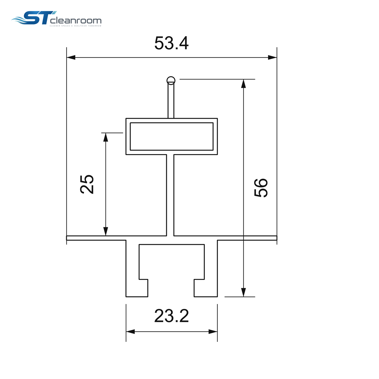 Suspension Beam — Ceiling suspension beam cross-section dimensions