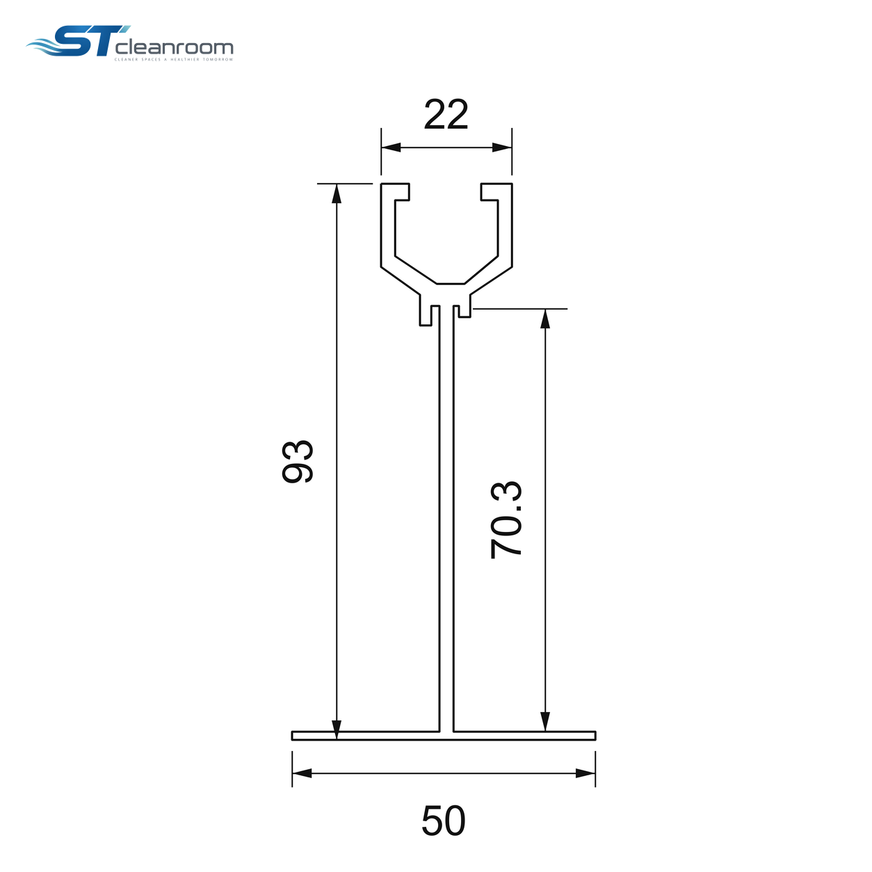 Suspension Beam-1 — Cup-section ceiling beam cross-section dimensions