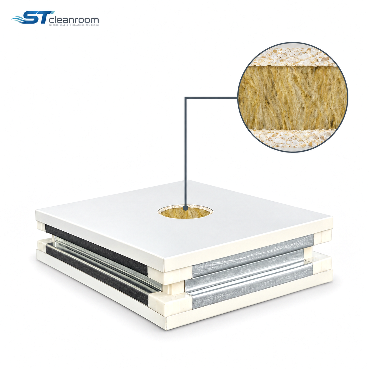 Handmade Glass-Magnesium Rock Wool Sandwich Panel — product view