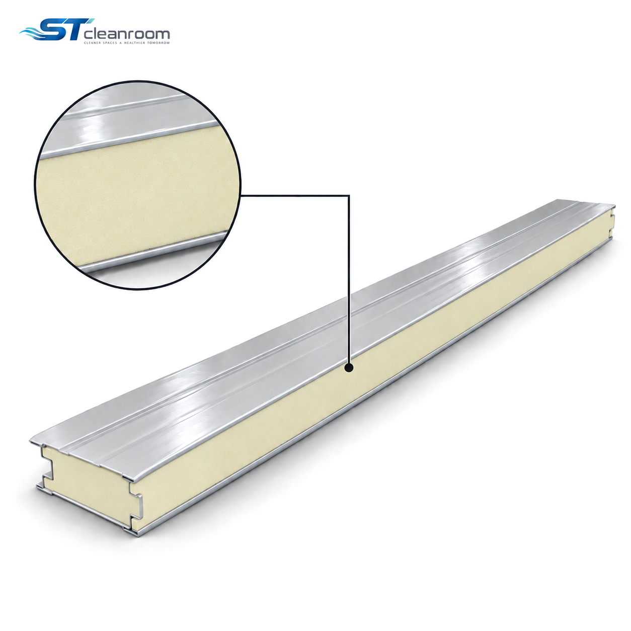 Machine-Made Polyurethane Cold Room Panel — product view