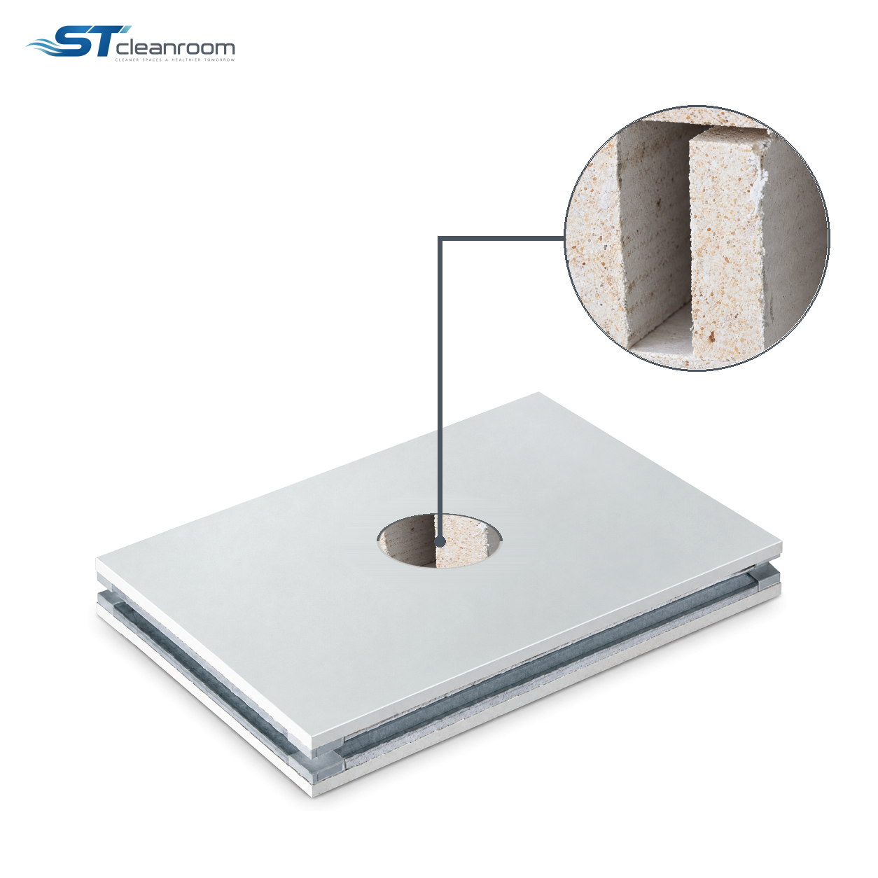 Handmade Glass-Magnesium Sandwich Panel — product view