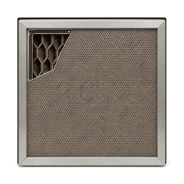 Close view of acid gas filter screen gasket and media seal