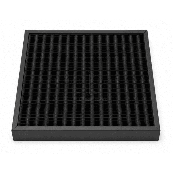 Complete horizontal combination particulate and molecular panel filter