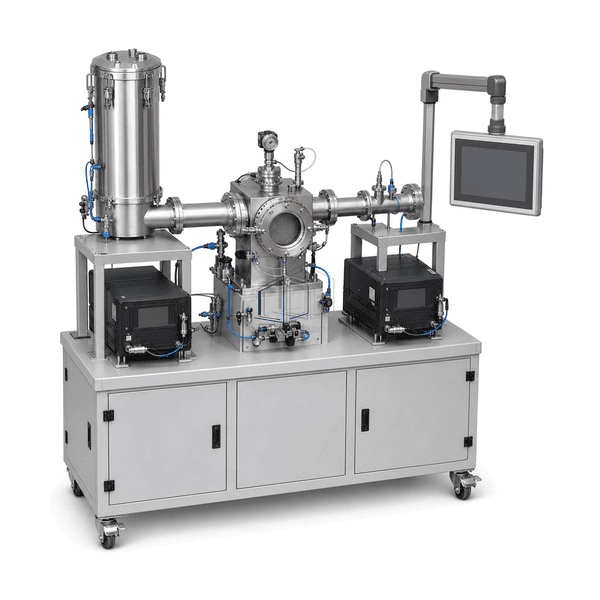 Air filter test bench quick-clamp holder and sampling port detail