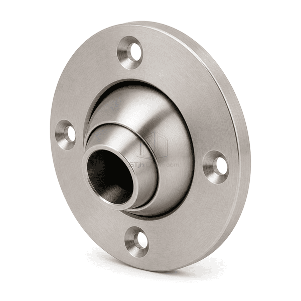 Oblique service view of the air shower nozzle spherical adjustment joint