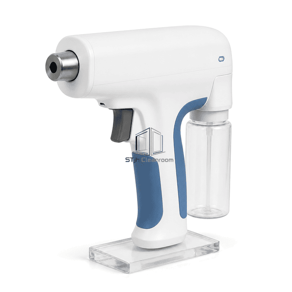 Airflow visualization fogger front view showing nozzle and trigger