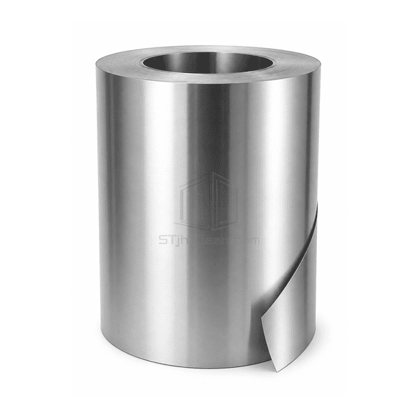 Upright sheet of aluminum duct insulation cladding