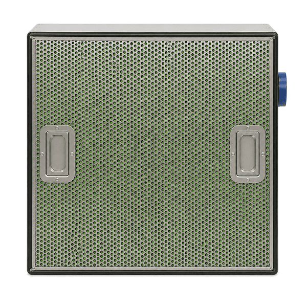 Front perforated face of ammonia gas filter