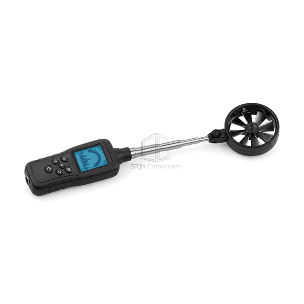 Anemometer in complete horizontal transport orientation