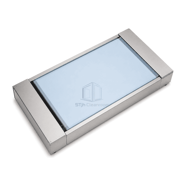 Top view of continuous adhesive film sole-contact surface