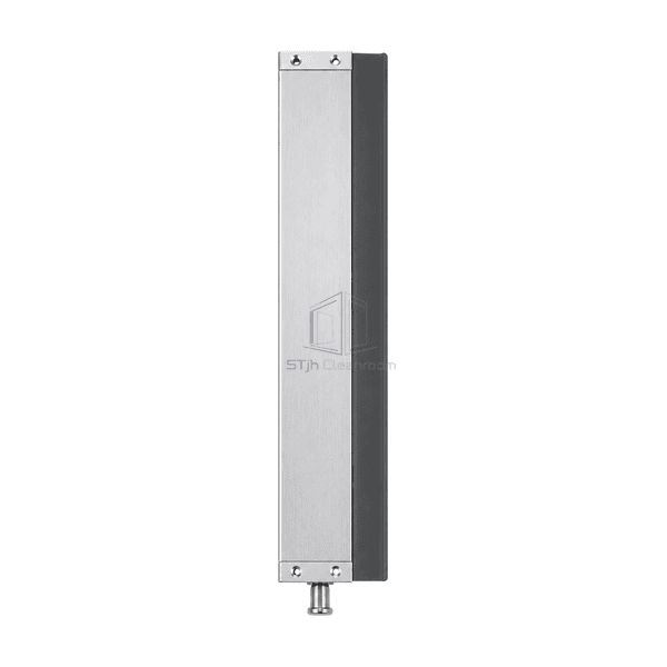 End view of a cleanroom automatic bottom drop seal