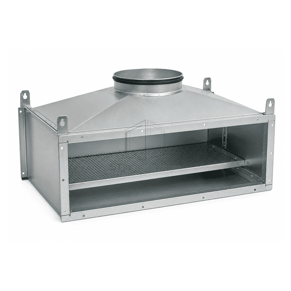 Open plenum showing pressure equalizer and balancing module