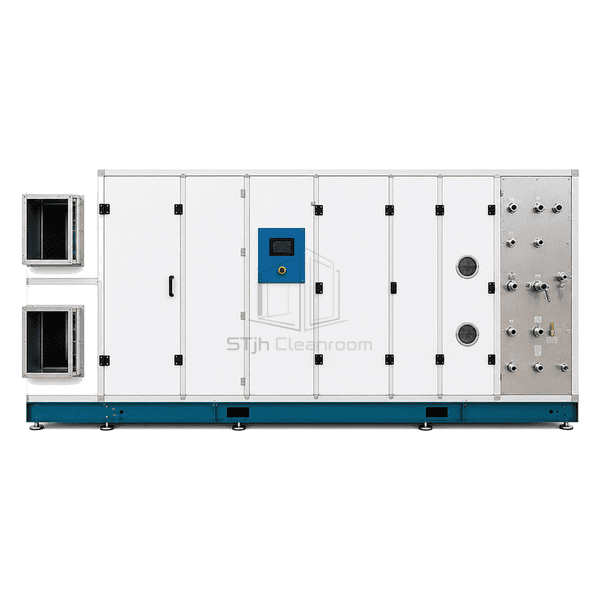 Front access-door view of a cleanroom air handling unit