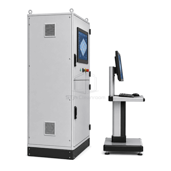 Wide arrangement of the BMS workstation, control cabinet and field network modules