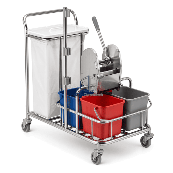 Wringer and bucket detail with complete trolley visible