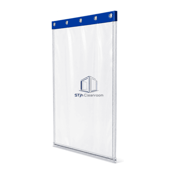 Oblique side view showing the thin PVC panel and heat-sealed edge