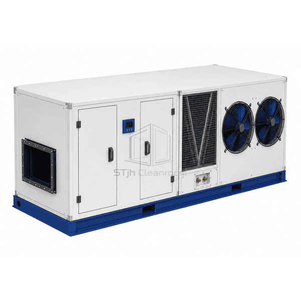 Complete cleanroom DX air handler and outdoor condensing unit