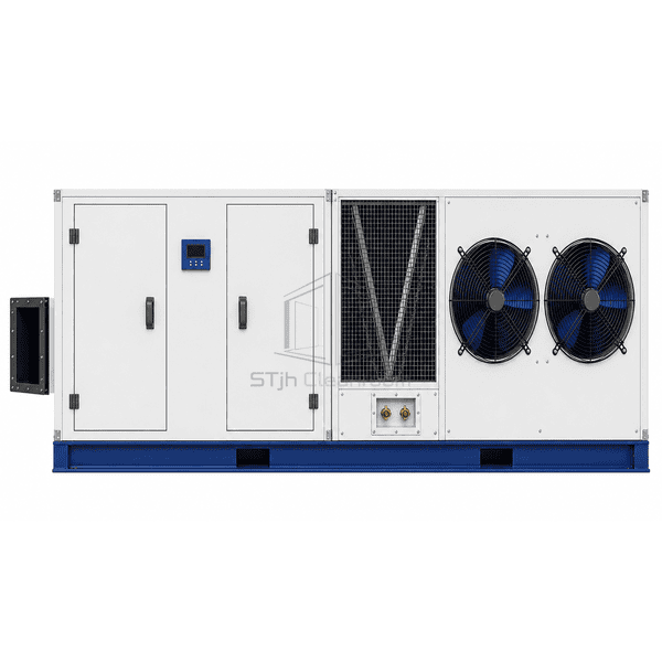 Front view of cleanroom DX indoor air-conditioning unit