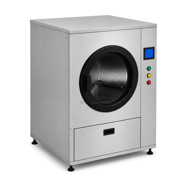 Complete industrial garment dryer horizontal view