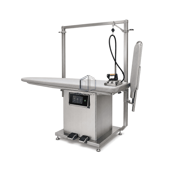 Garment finishing station control and steam interface view