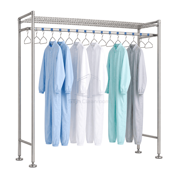Cleanroom Garment Rack main product view