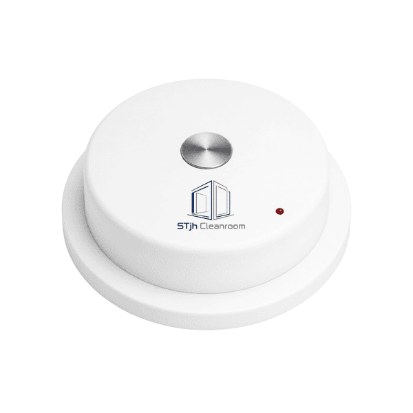 Complete horizontal arrangement of the heat detector head and base