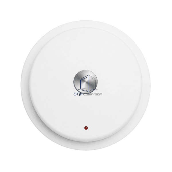 Front face of the thermal detector showing sensing vents and status LED