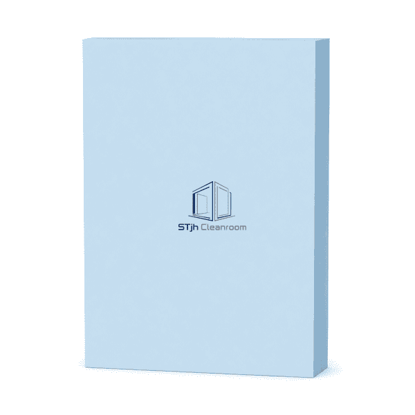 Cleanroom paper ream standing upright to show full A4 sheet proportions
