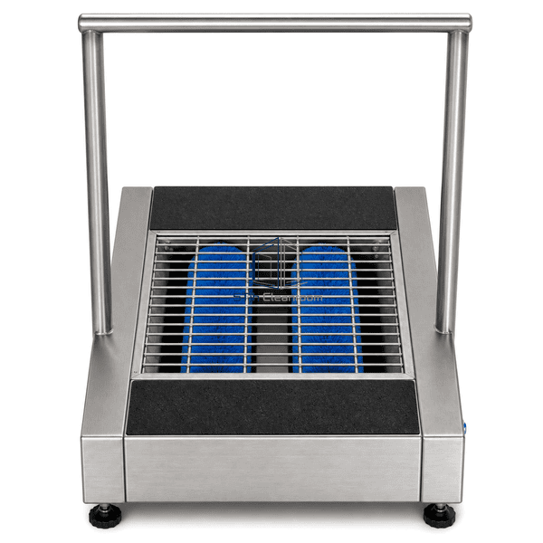 Walk-on shoe sole sterilizer front view