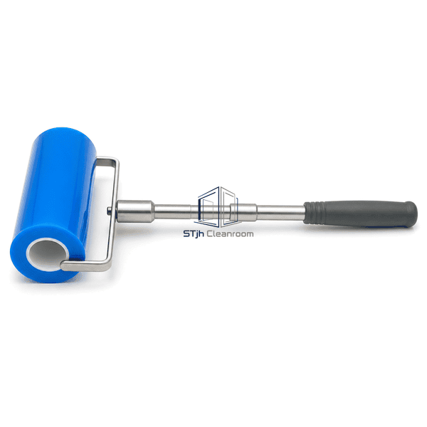 Complete cleanroom tacky roller arranged horizontally