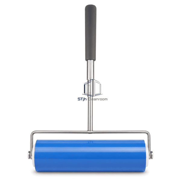 Front view of full-width peel-off roller and handle