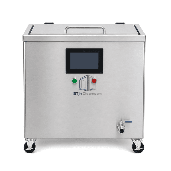 Stainless ultrasonic cleaner front control view