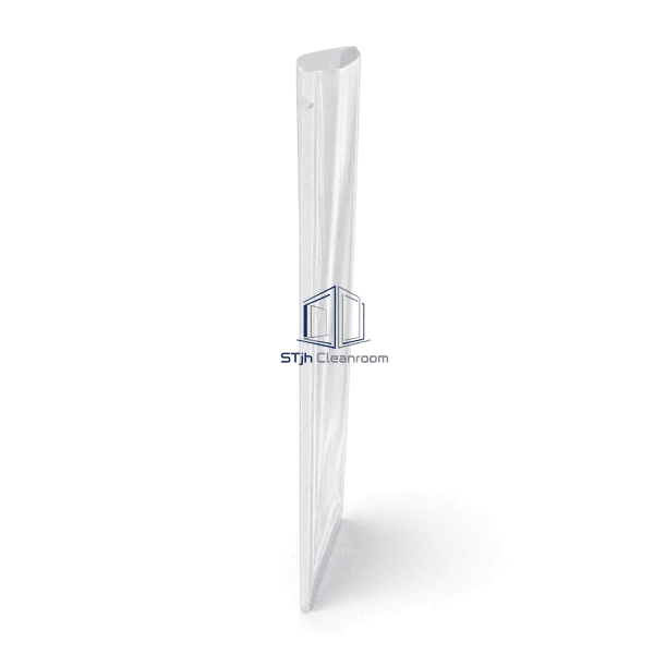 Side profile showing thin nylon PE laminate and seal edge