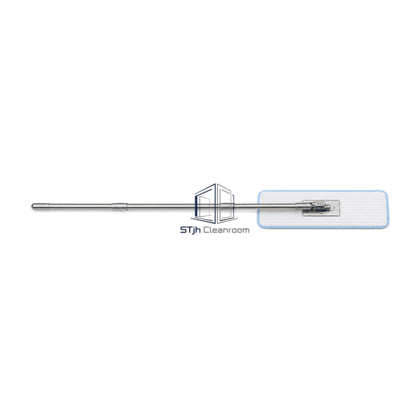 Complete cleanroom wall mop arranged horizontally