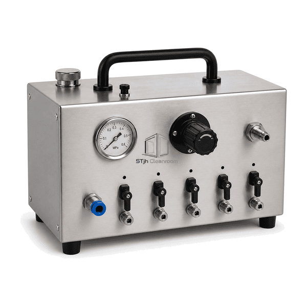 Cold aerosol generator in complete horizontal transport orientation