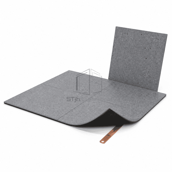 conductive-flooring-edge-and-backing-view.jpg` — `Low-angle conductive vinyl flooring sample showing tile thickness and backing layer